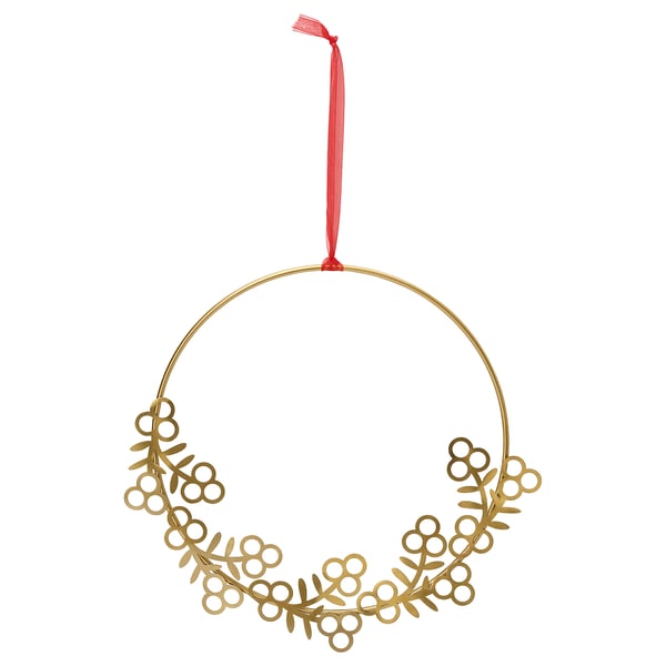 IKEA VINTERFINT Wreath gold 10 ¾ " IKEA VINTERFINT Wreath gold 10 ¾ "