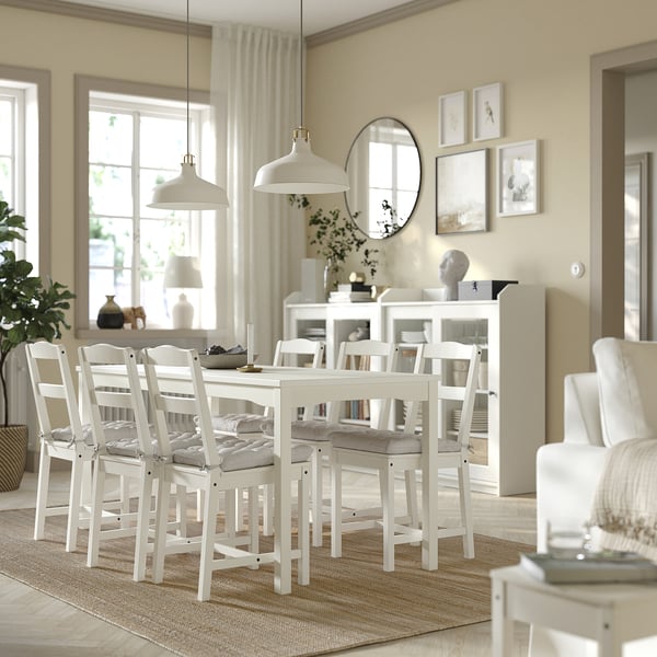 IKEA VIPPÄRT Chair Pad Beige 15x15x2 "