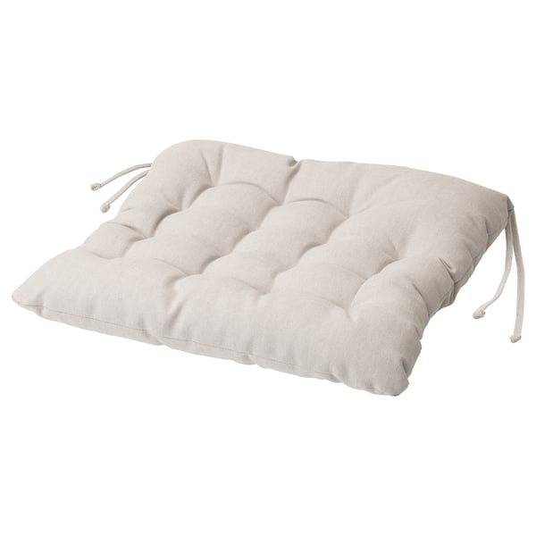IKEA VIPPÄRT Chair pad beige 15x15x2 "