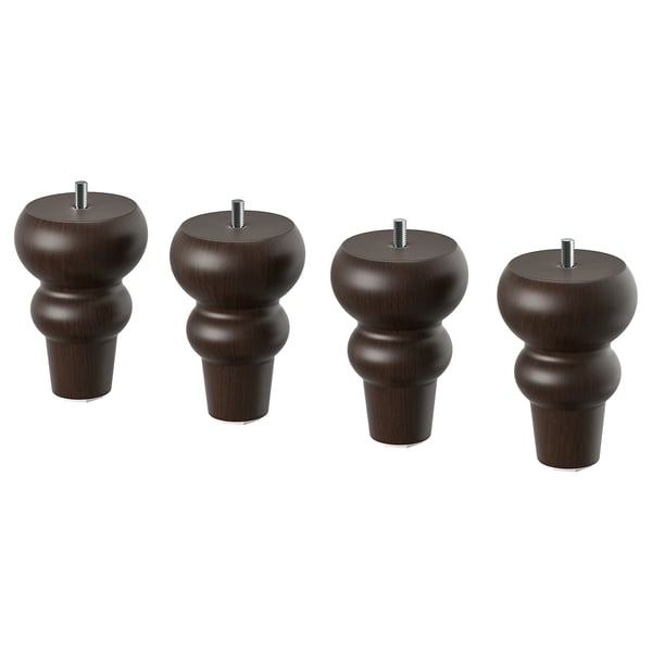 IKEA VISKAFORS Legs for sofa brown