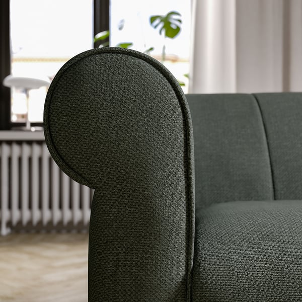 IKEA VISKAFORS Loveseat Lejde Gray/green/brown