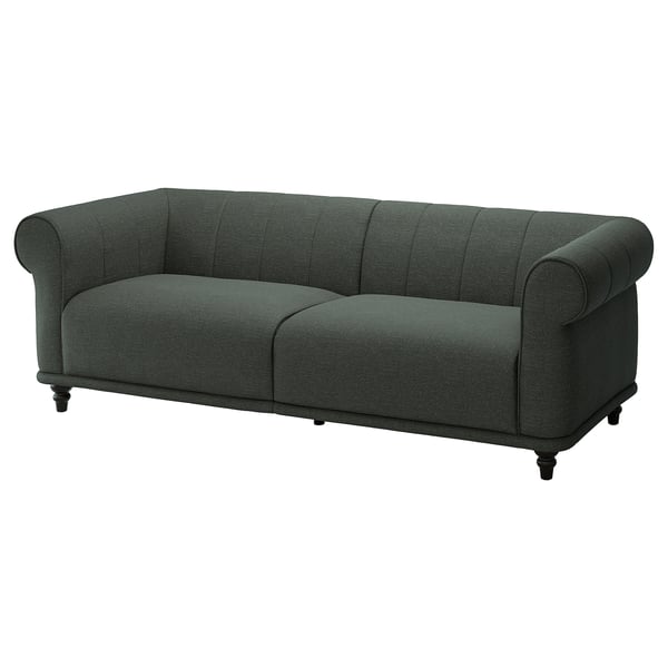 IKEA VISKAFORS Sofa Lejde gray/green/brown