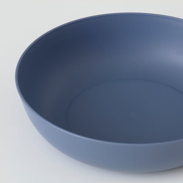 IKEA VITABBORRE Deep Plate/bowl Blue 7 ¾ "