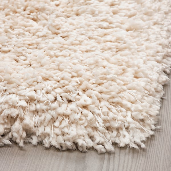 IKEA VOLLERSLEV Rug High Pile White 2 ' 7 "x4 ' 11 "