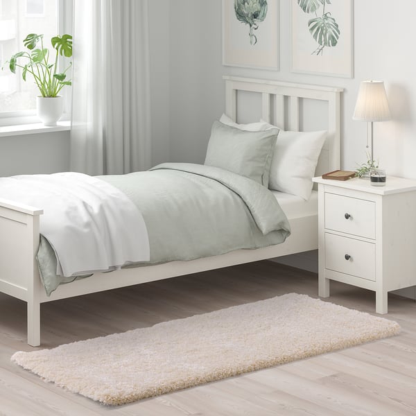 IKEA VOLLERSLEV Rug High Pile White 2 ' 7 "x4 ' 11 "