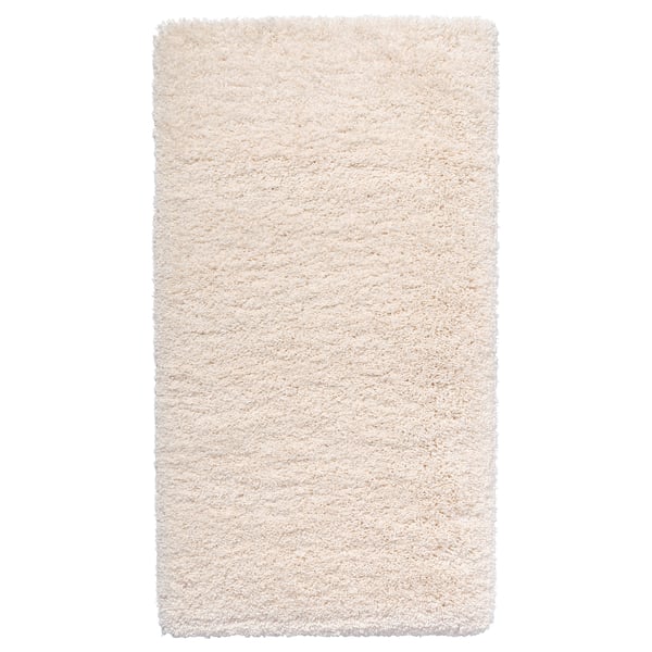 IKEA VOLLERSLEV Rug high pile white 2 ' 7 "x4 ' 11 "