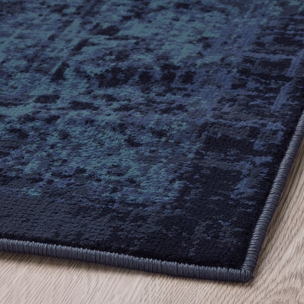 IKEA VONSBÄK Rug Low Pile Dark Blue 6 ' 7 "x9 ' 10 "