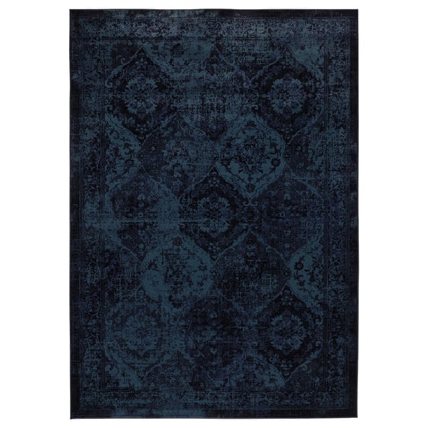 IKEA VONSBÄK Rug low pile dark blue 6 ' 7 "x9 ' 10 "