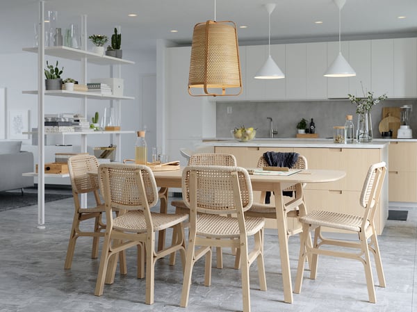 IKEA VOXLÖV Chair Light Bamboo