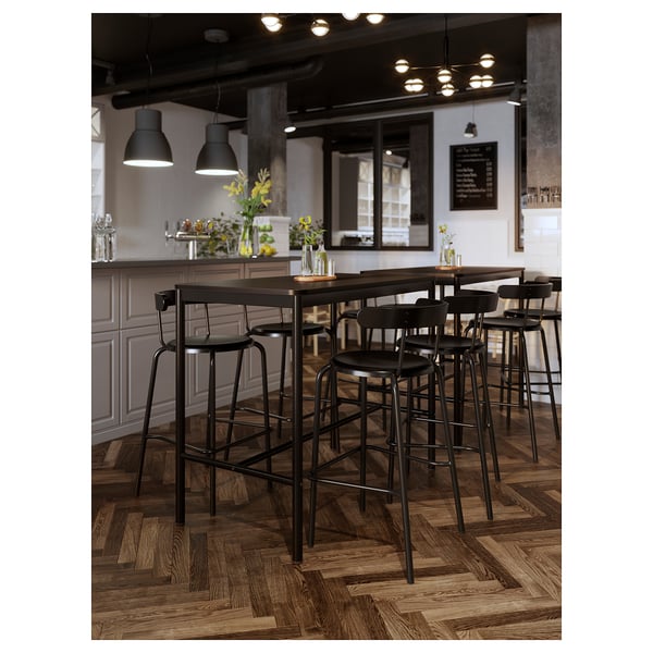 IKEA YNGVAR Bar Stool Anthracite 29 1/2 "
