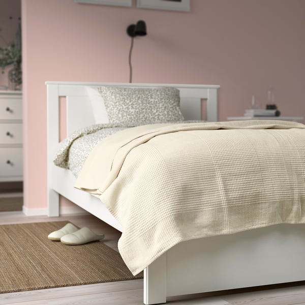 IKEA INDIRA Bedspread Natural/unbleached Cotton Twin/Full