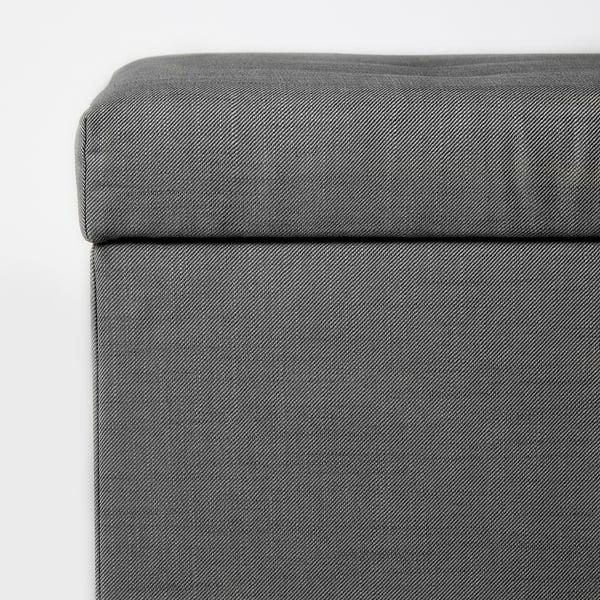 IKEA INNDYR Storage Bench Nordvalla Dark Gray/black