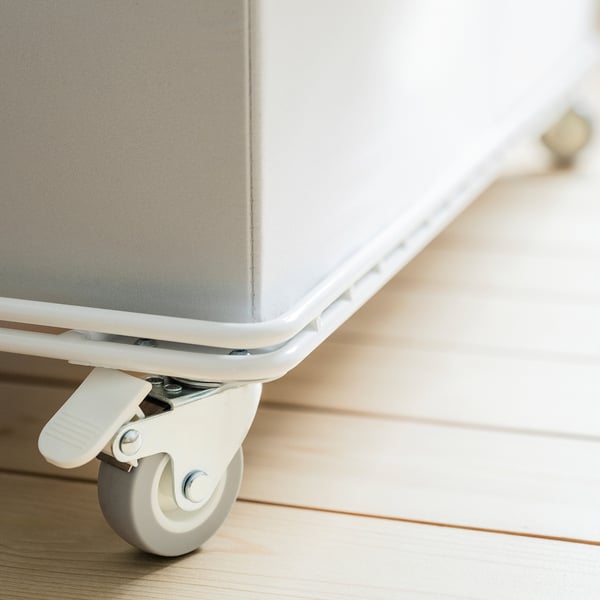 IKEA INVALLNING Utility Cart For Boxes White 26 3/4x15 3/8 "