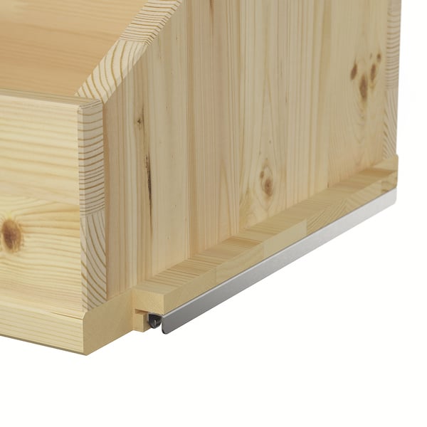 IKEA IVAR Box Shelf With Divider Pine 32 3/4x11 3/4x9 7/8 "