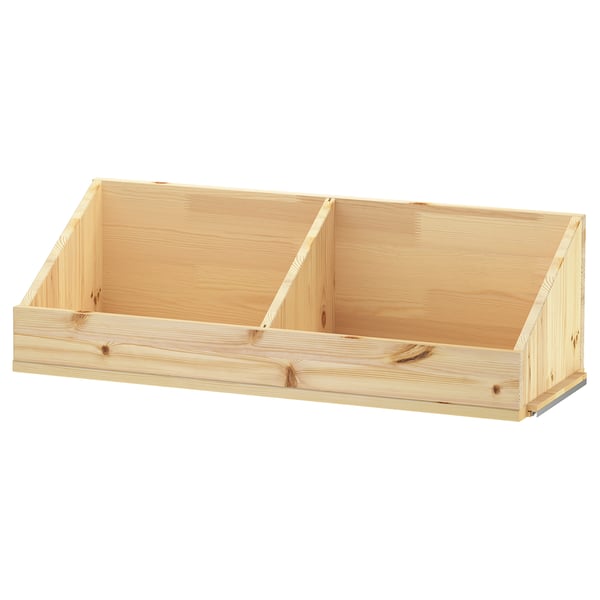 IKEA IVAR Box shelf with divider pine 32 3/4x11 3/4x9 7/8 "