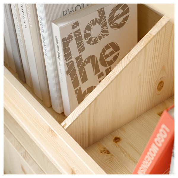 IKEA IVAR Shelving Unit With 2 Box Shelves/pine 35x11 3/4x89 1/8 "