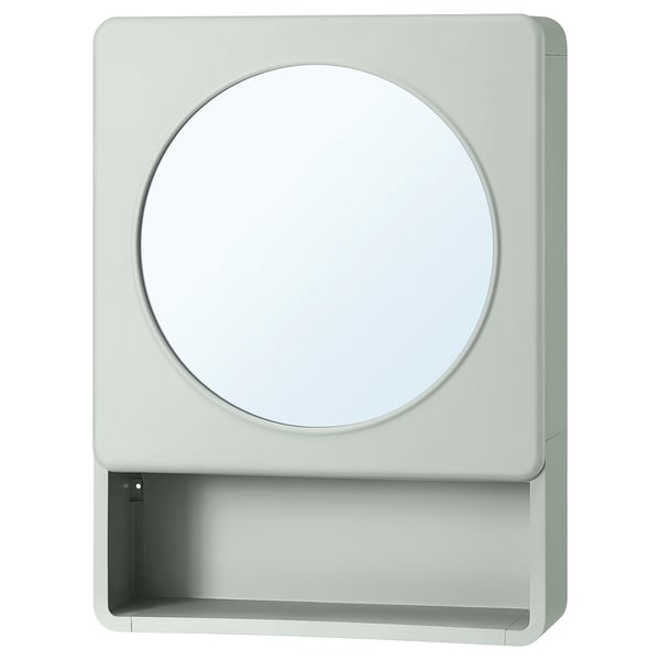 IKEA IVÖSJÖN Mirror cabinet with 1 door green 17 3/8x5 7/8x23 1/4 "