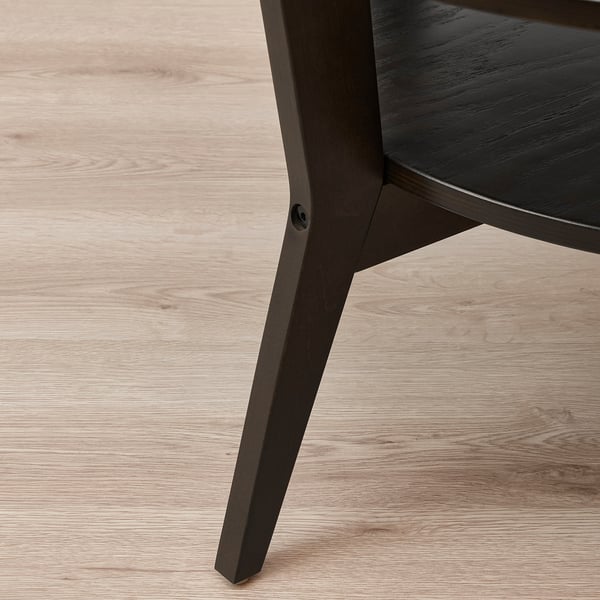 IKEA JAKOBSFORS Coffee Table Dark Brown Stained Oak Veneer 31 1/2 "