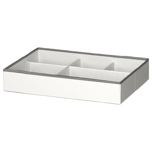 IKEA JÄTTEBJÖRN Organizer white/gray 19 ¾x13 ¾x3 ½ "