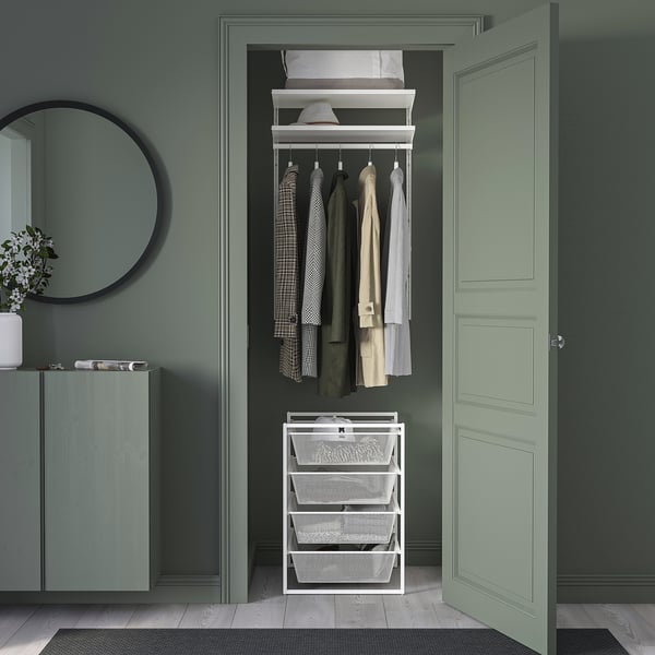 IKEA JONAXEL Storage Combination White 19 5/8x20 1/8x27 1/2 "