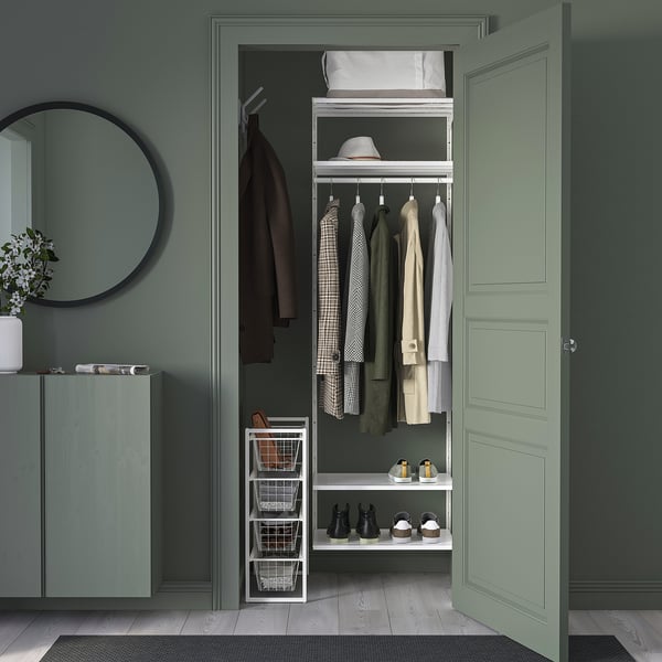 IKEA JONAXEL Storage Combination White 9 7/8x20 1/8x27 1/2 "