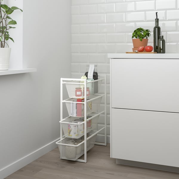 IKEA JONAXEL Storage Combination White 9 7/8x20 1/8x27 1/2 "