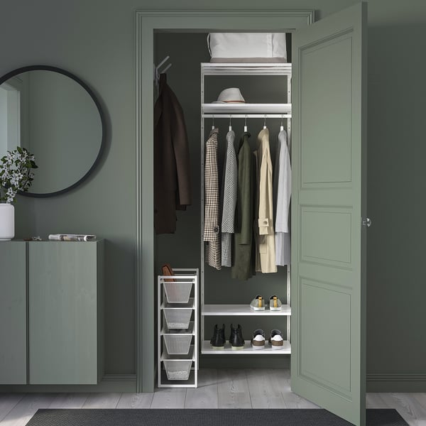 IKEA JONAXEL Storage Combination White 9 7/8x20 1/8x27 1/2 "