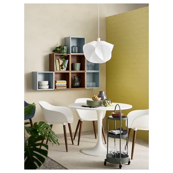 IKEA JUTTERSBO Utility Cart Gray-green 14 1/8x14 1/8 "