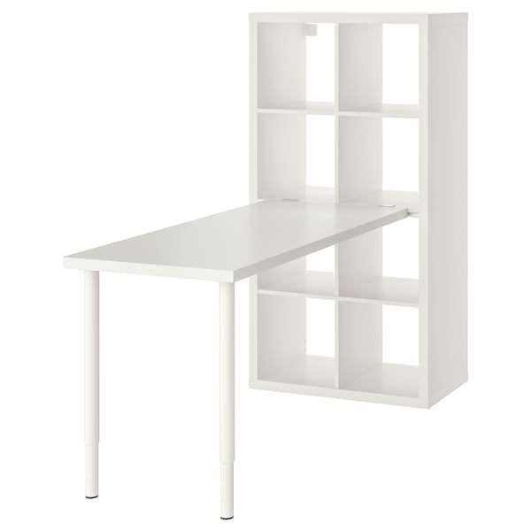 IKEA KALLAX / LAGKAPTEN Workstation white 30 1/8x62 5/8x57 5/8 "