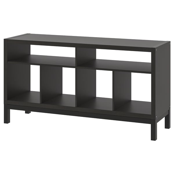 IKEA KALLAX Tv bench with underframe black-brown 57 7/8x15 3/8x30 3/4 "