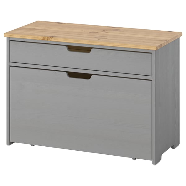 IKEA KALLSÖ Storage bench gray 31 1/2x14 3/4x21 7/8 "