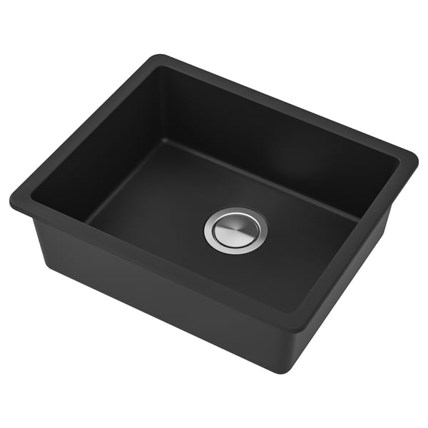 IKEA KILSVIKEN Sink black quartz composite 22x18 1/8 "