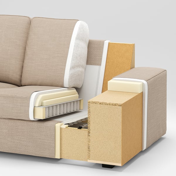 IKEA KIVIK Sectional 4-seat Corner Tresund Light Beige