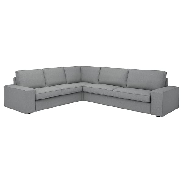 IKEA KIVIK Sectional 5-seat corner Tibbleby beige/gray