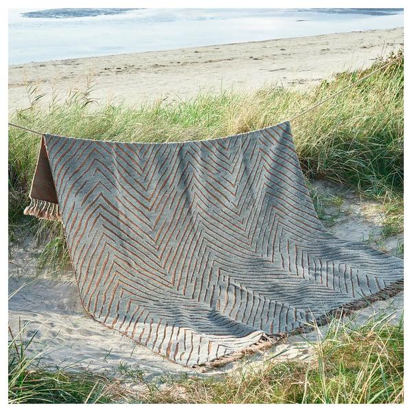 IKEA KLAPPERSTARR Rug High Pile Blue/handmade 7 ' 10 "x9 ' 10 "