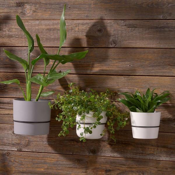 IKEA KLOTTHUJA Plant Pot Holder Indoor/outdoor Black 4 ¾ "