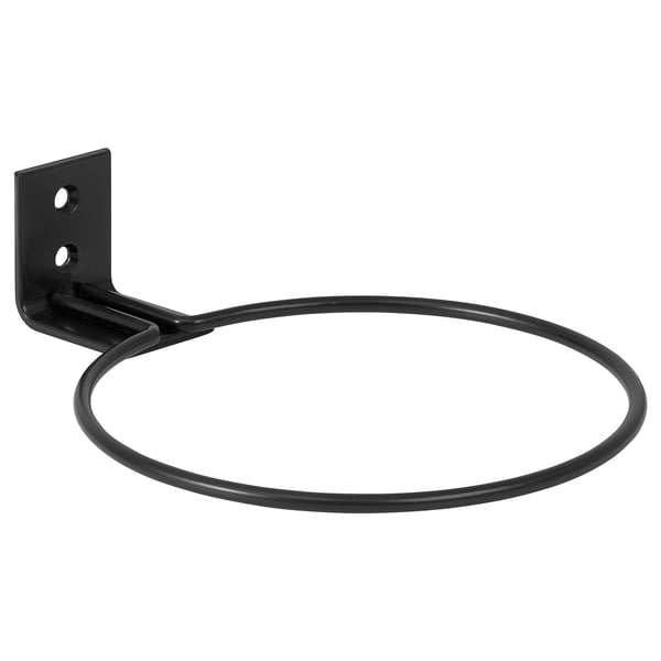 IKEA KLOTTHUJA Plant pot holder indoor/outdoor black 4 ¾ "
