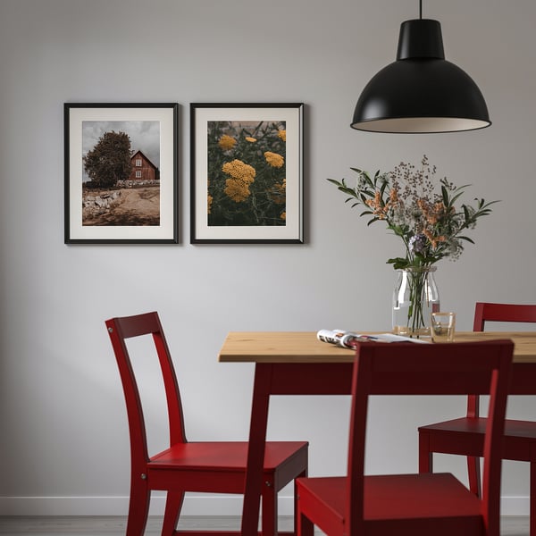 IKEA KNOPPÄNG Frame With Poster Countryside Living 16 ¼x20 "