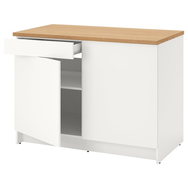 IKEA KNOXHULT Base cabinet with doors and drawer white 48x24x36 "