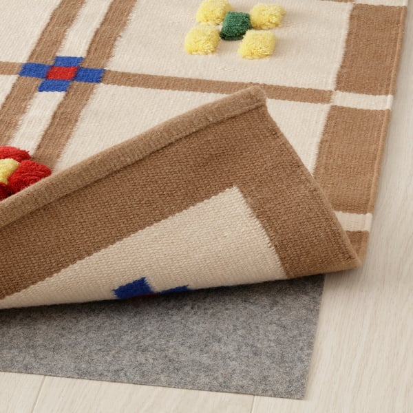 IKEA KNYLHAVREN Rug Flatwoven Brown/handmade 5 ' 7 "x7 ' 10 "
