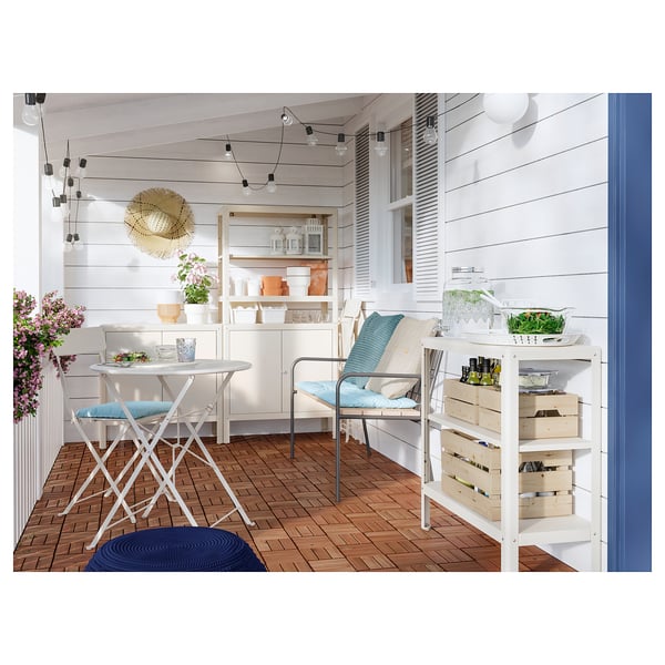 IKEA KOLBJÖRN Shelving Unit With 2 Cabinets Beige 63 3/8x14 5/8x63 3/8 "