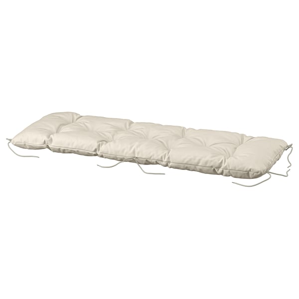 IKEA KUDDARNA Bench pad outdoor light grey-beige 47 1/4x15 3/4 "