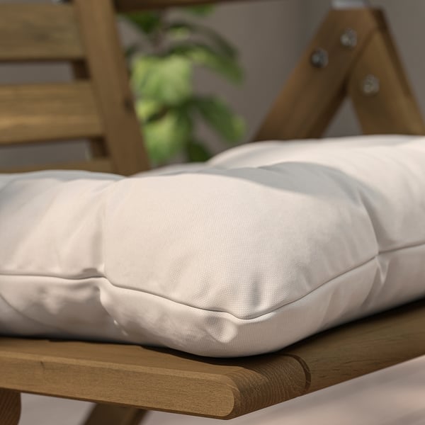 IKEA KUDDARNA Chair Pad Outdoor Light Grey-beige 17 3/8x17 3/8 "