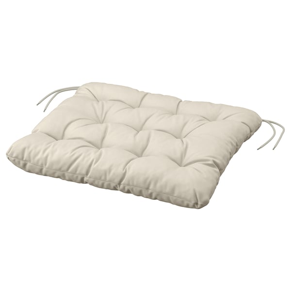 IKEA KUDDARNA Chair pad outdoor light grey-beige 19 5/8x19 5/8 "