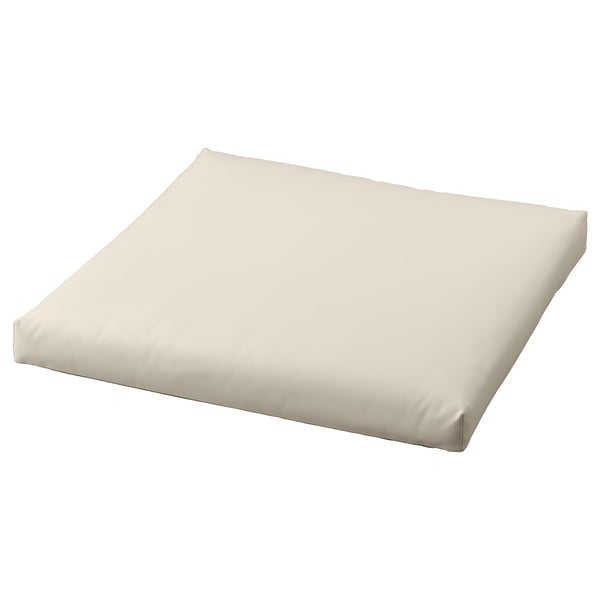 IKEA KUDDARNA Seat pad outdoor light grey-beige 24 3/8x24 3/8 "