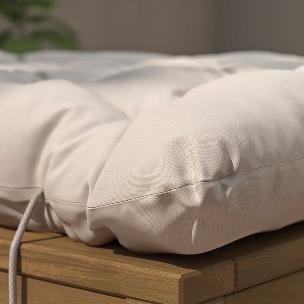 IKEA KUDDARNA Sun Lounger Cushion Outdoor Light Grey-beige 74 3/4x23 5/8 "