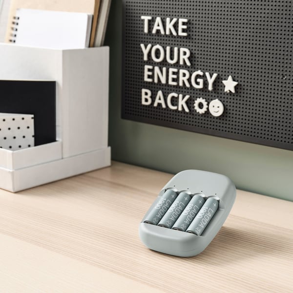 IKEA LADDA Rechargeable Battery HR03 AAA 1.2V 750mAh
