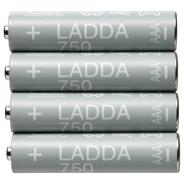 IKEA LADDA Rechargeable battery HR03 AAA 1.2V 750mAh