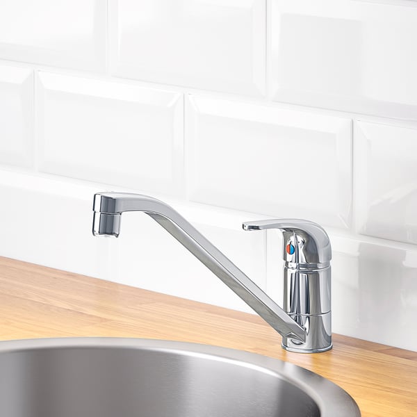 IKEA LAGAN Single Lever Kitchen Faucet Chrome Plated