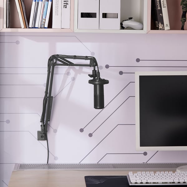 IKEA LÅNESPELARE Microphone Arm With Screw Mount/anthracite